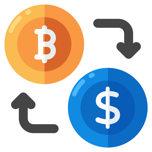 bitcoin in dollaro Generic color fill icona