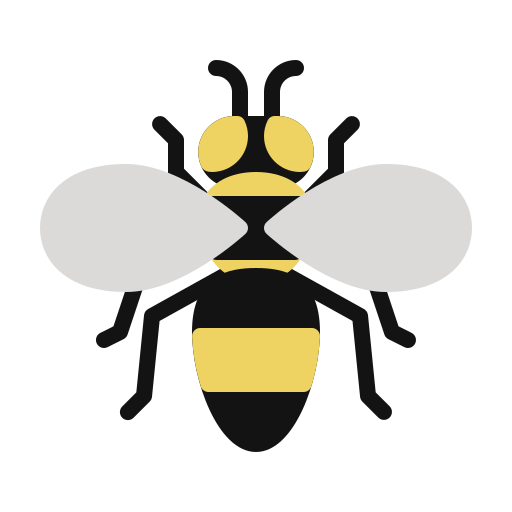 abeille Generic color fill Icône