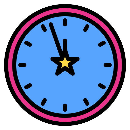 Reloj Phatplus Lineal Color icono