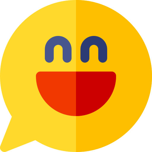 smiley Basic Rounded Flat icoon