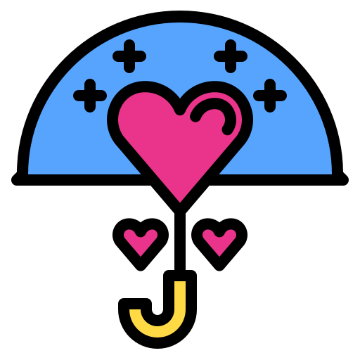 paraplu Phatplus Lineal Color icoon