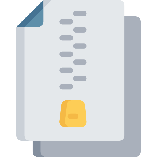 Document Juicy Fish Flat icon