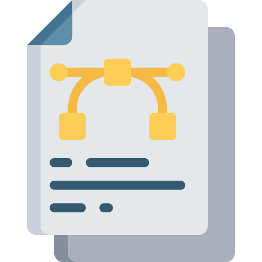 Document Juicy Fish Flat icon