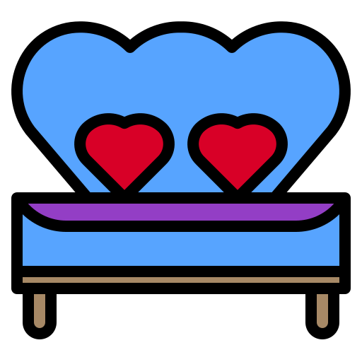 łóżko Phatplus Lineal Color ikona