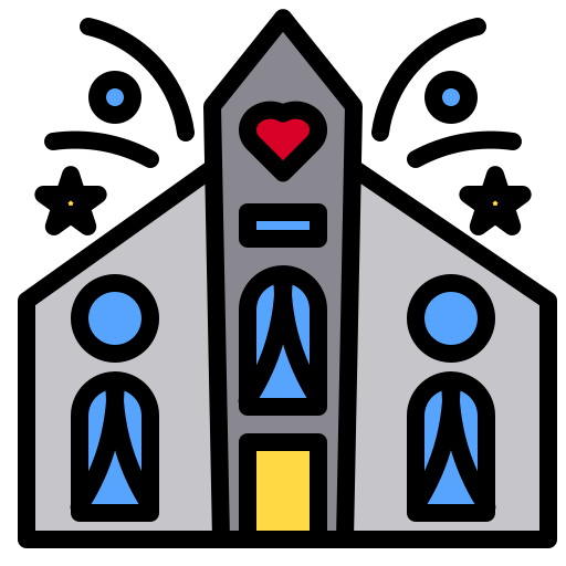 Church Phatplus Lineal Color icon