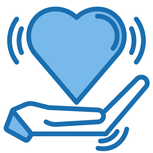 Heart Phatplus Blue icon