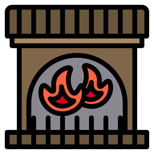 Fireplace Phatplus Lineal Color icon