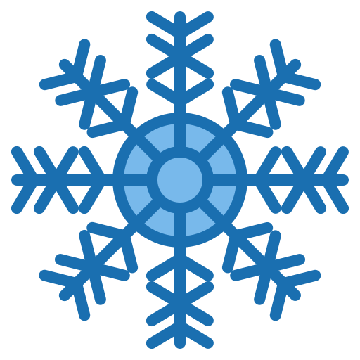 sneeuwvlok Phatplus Blue icoon