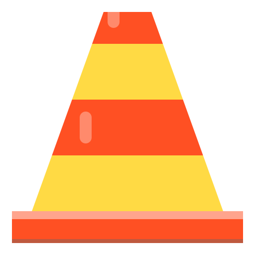 Cone Payungkead Flat icon