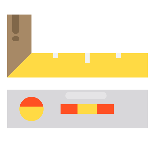 수평 Payungkead Flat icon