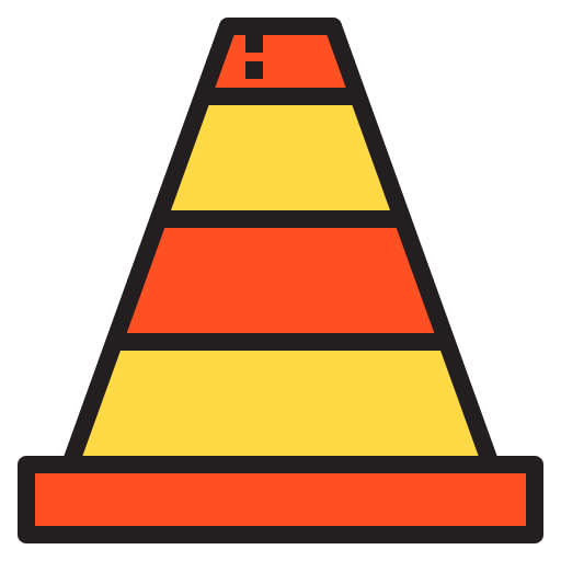 Cono Payungkead Lineal Color icono