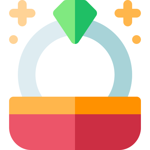 pierścień Basic Rounded Flat ikona
