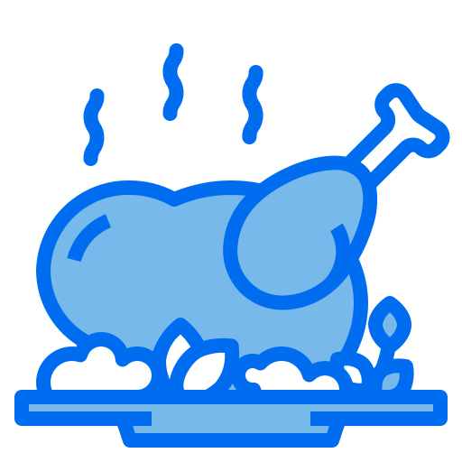Chicken Payungkead Blue icon