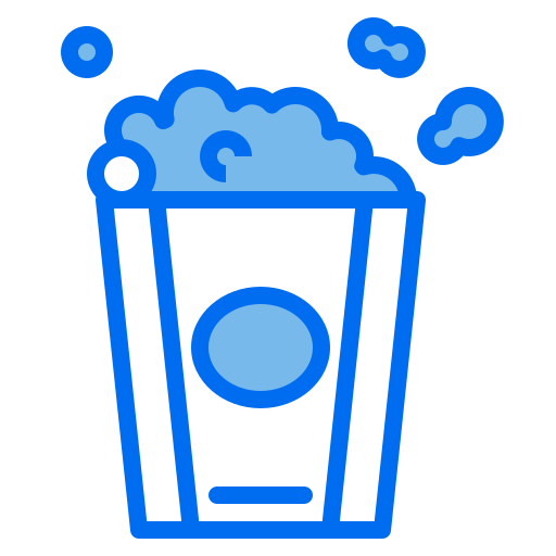 Popcorn Payungkead Blue icon