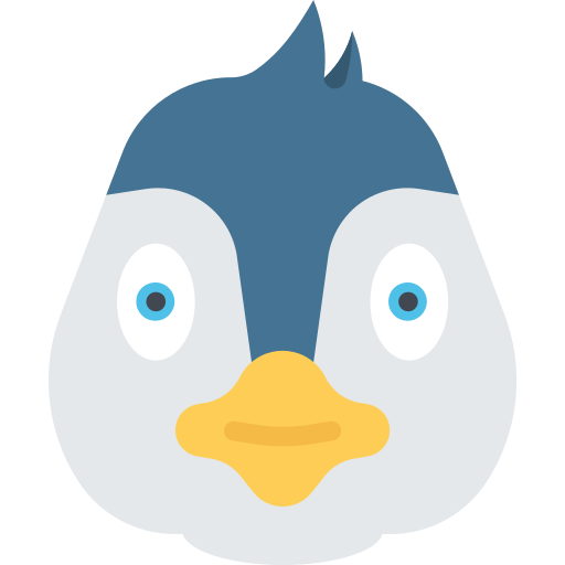 pinguin Juicy Fish Flat icon