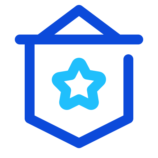 vlag Generic outline icoon