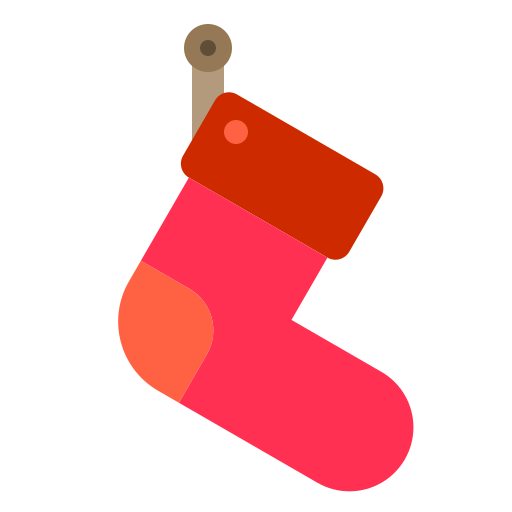 Christmas sock Payungkead Flat icon