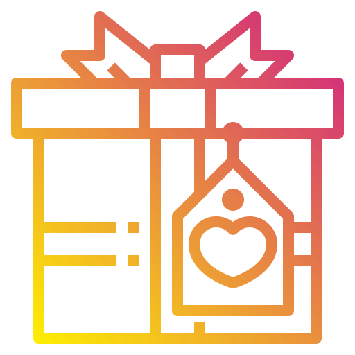 Gift Payungkead Gradient icon