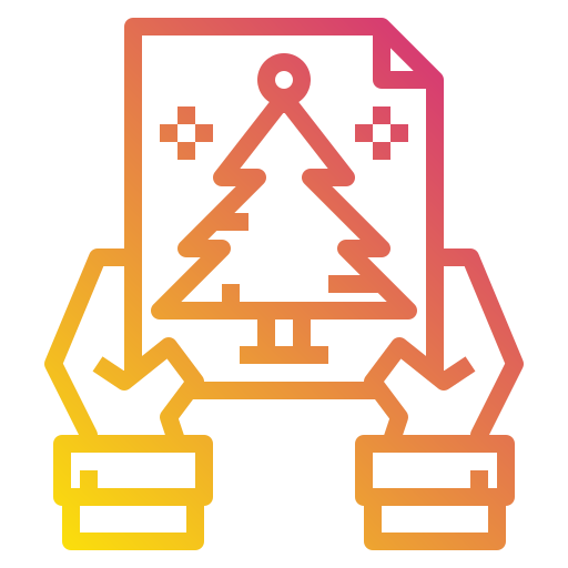 weihnachtskarte Payungkead Gradient icon