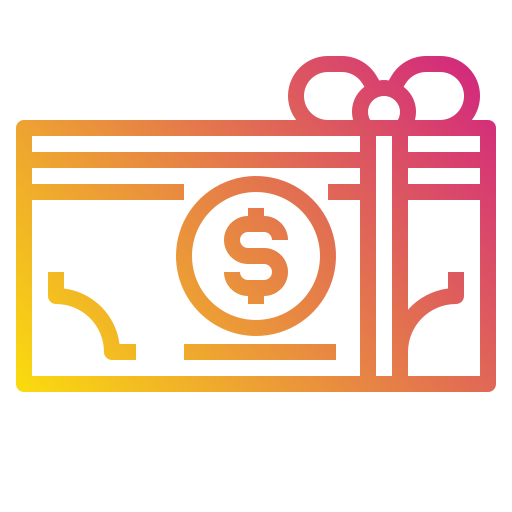 Banknote Payungkead Gradient icon