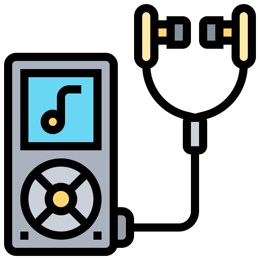 Music player Meticulous Lineal Color icon