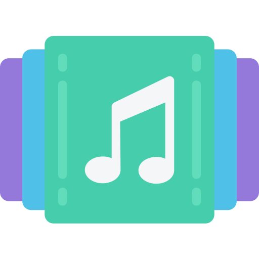 Playlist Juicy Fish Flat icon