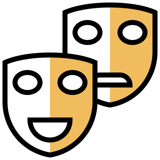 theater Meticulous Yellow shadow icon