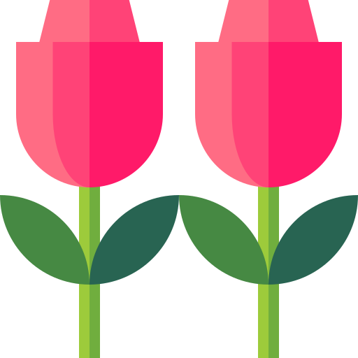 Tulipanes Basic Straight Flat icono