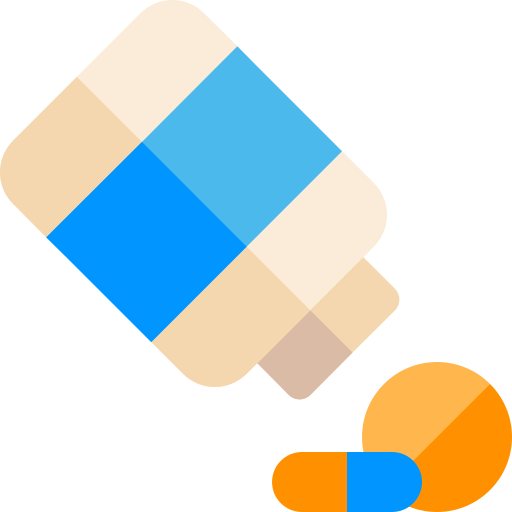 Pills Basic Rounded Flat icon