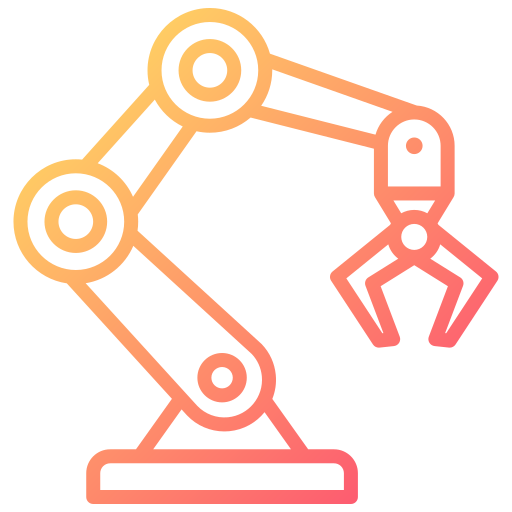 braccio robotico Generic gradient outline icona