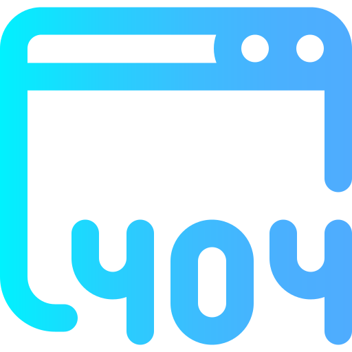 404 Super Basic Omission Gradient icoon