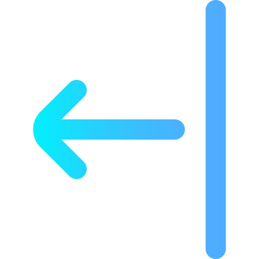 Left Super Basic Omission Gradient icon