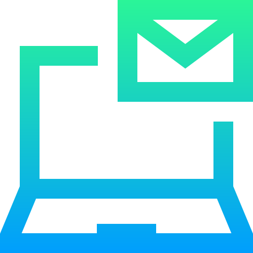 envoi postal Super Basic Straight Gradient Icône