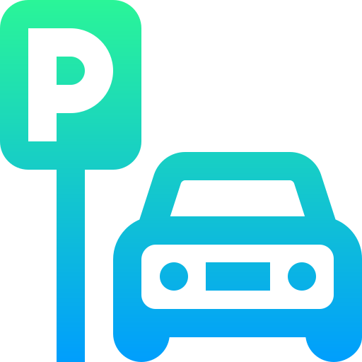 parking Super Basic Straight Gradient ikona