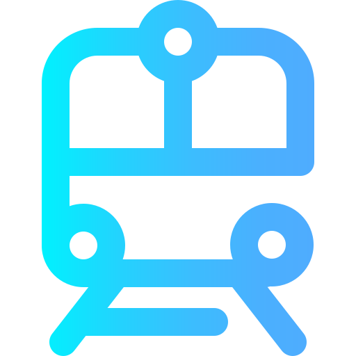 기차 Super Basic Omission Gradient icon