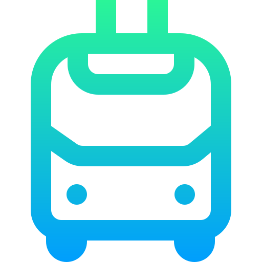 trolleybus Super Basic Straight Gradient Icône