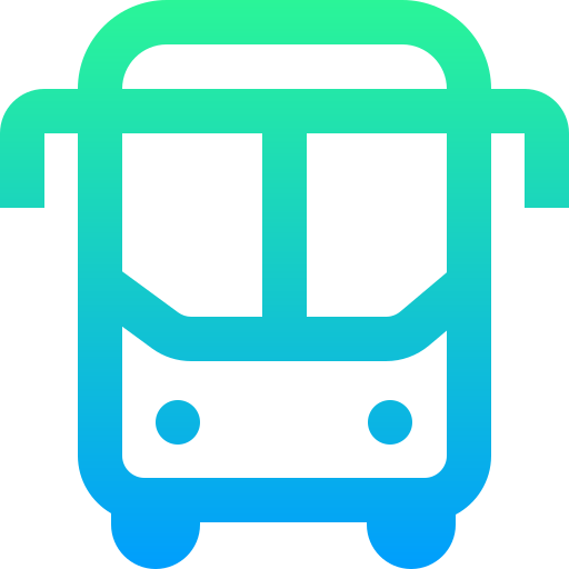Bus Super Basic Straight Gradient icon