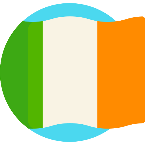 Ирландия Detailed Flat Circular Flat иконка
