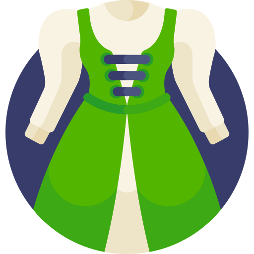 ドレス Detailed Flat Circular Flat icon
