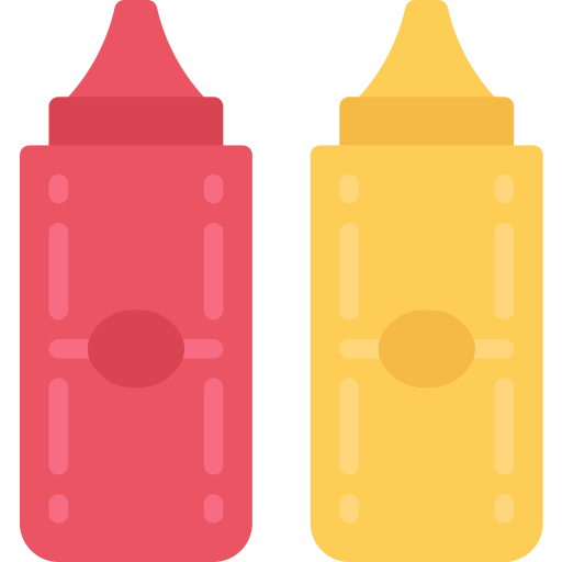 Sauces Juicy Fish Flat icon