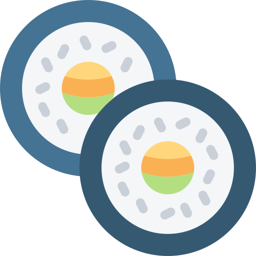 sushi Juicy Fish Flat icon