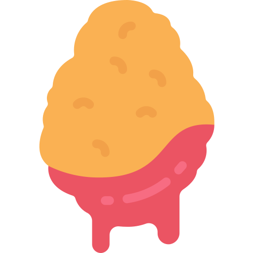 nuggets Juicy Fish Flat icoon