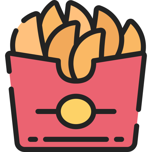 French fries Juicy Fish Soft-fill icon
