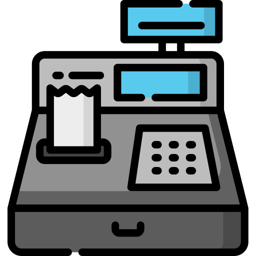 Cashier machine Special Lineal color icon