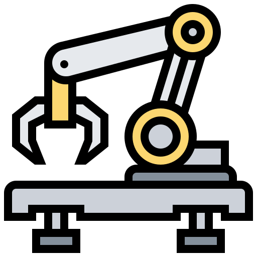 roboterarm Meticulous Lineal Color icon