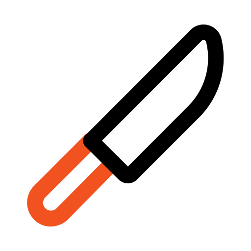 cuchillo Generic color outline icono