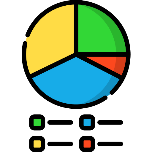 kuchendiagramm Special Lineal color icon