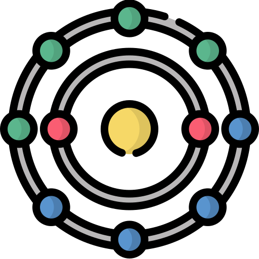 원자 Special Lineal color icon
