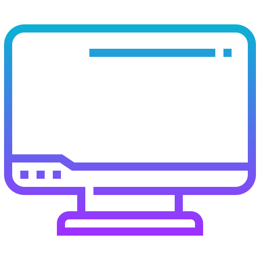 Computer Meticulous Gradient icon