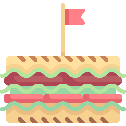 sandwich Special Flat icoon
